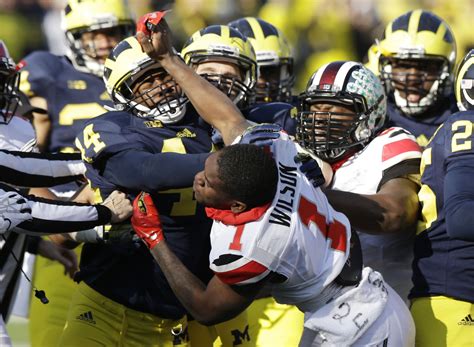 Nov 26, 2022 · No. 2 Ohio State plays host to No. 3 Michigan on Saturday in the 117th playing of The Game as one of the most intense yearly rivalries in college football takes center stage with significant ... 